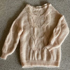 Maje new light peach women’s sweater in size M